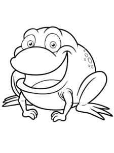 Large Frog coloring page