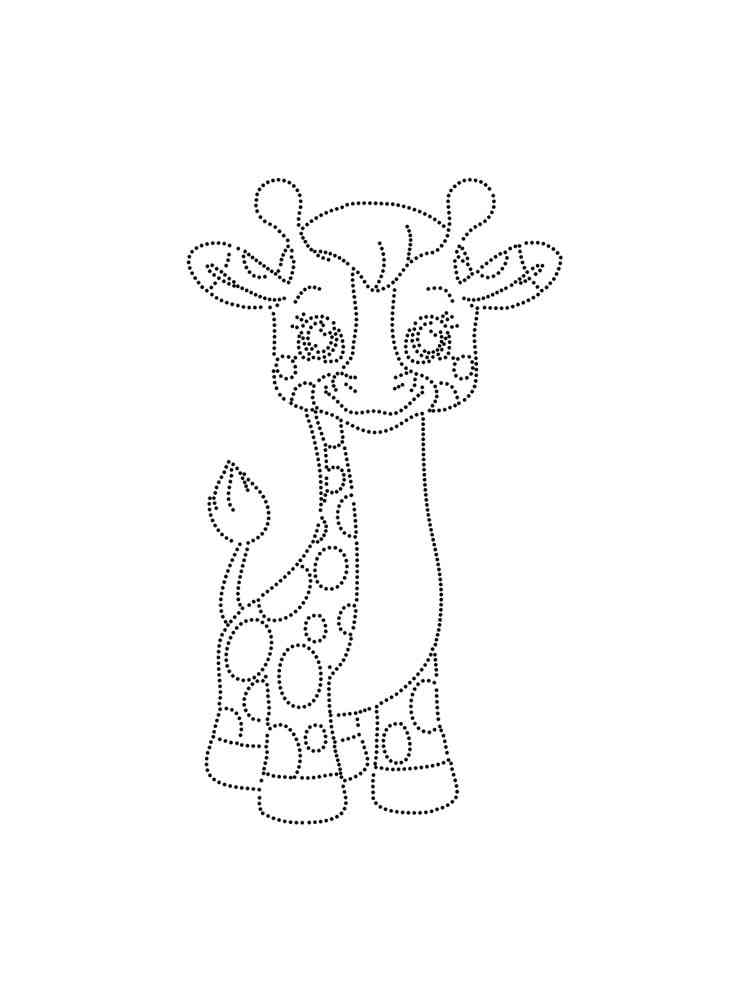 Baby Giraffe coloring page