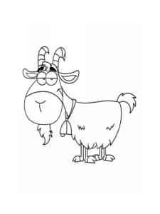 Funny Goat coloring page