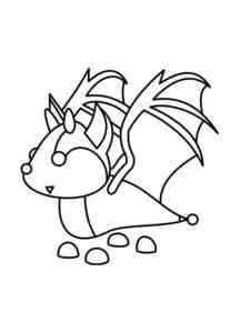 Bat Dragon Adopt Me coloring page