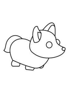 Fox Adopt Me coloring page