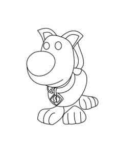 Scoob Adopt Me coloring page
