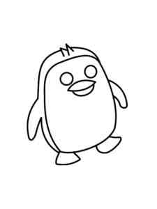 Penguin Adopt Me coloring page