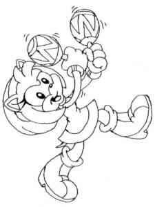 Amy Rose with Maraca coloring page