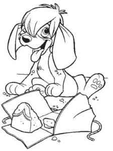 Puppy Pooka coloring page