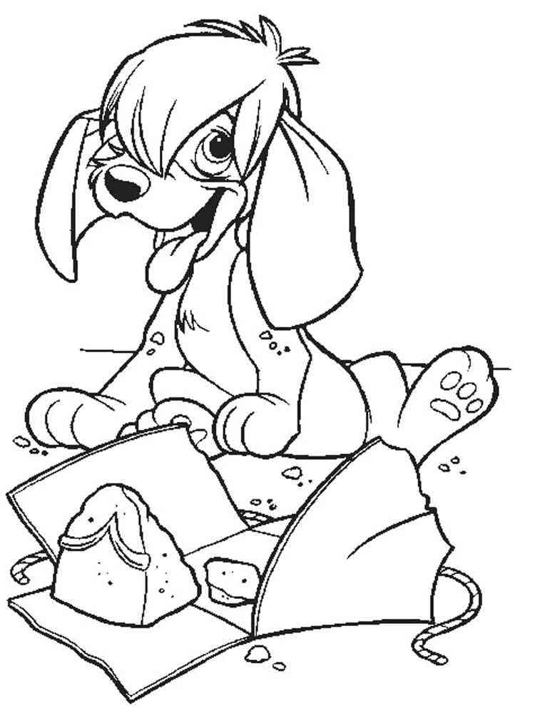 Puppy Pooka coloring page