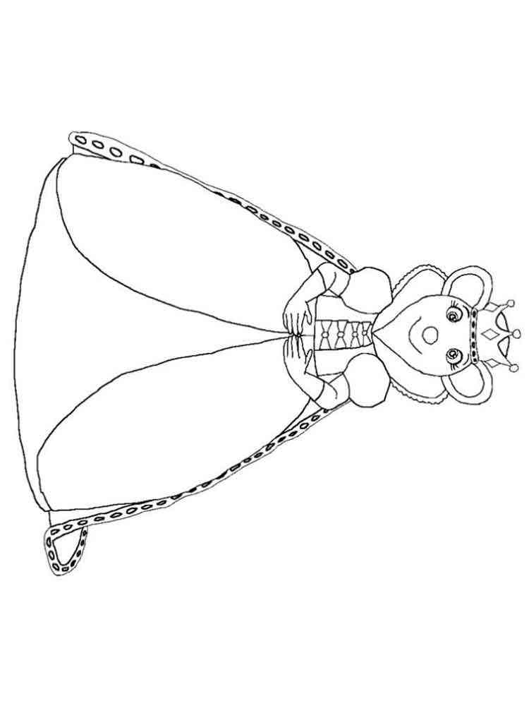Queen Seraphina coloring page