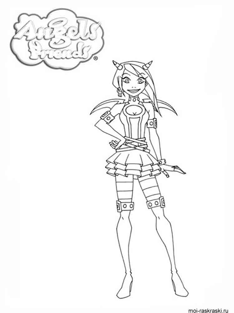 Kabale from Angel’s Friends coloring page