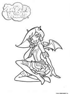 Cabiria from Angel’s Friends coloring page