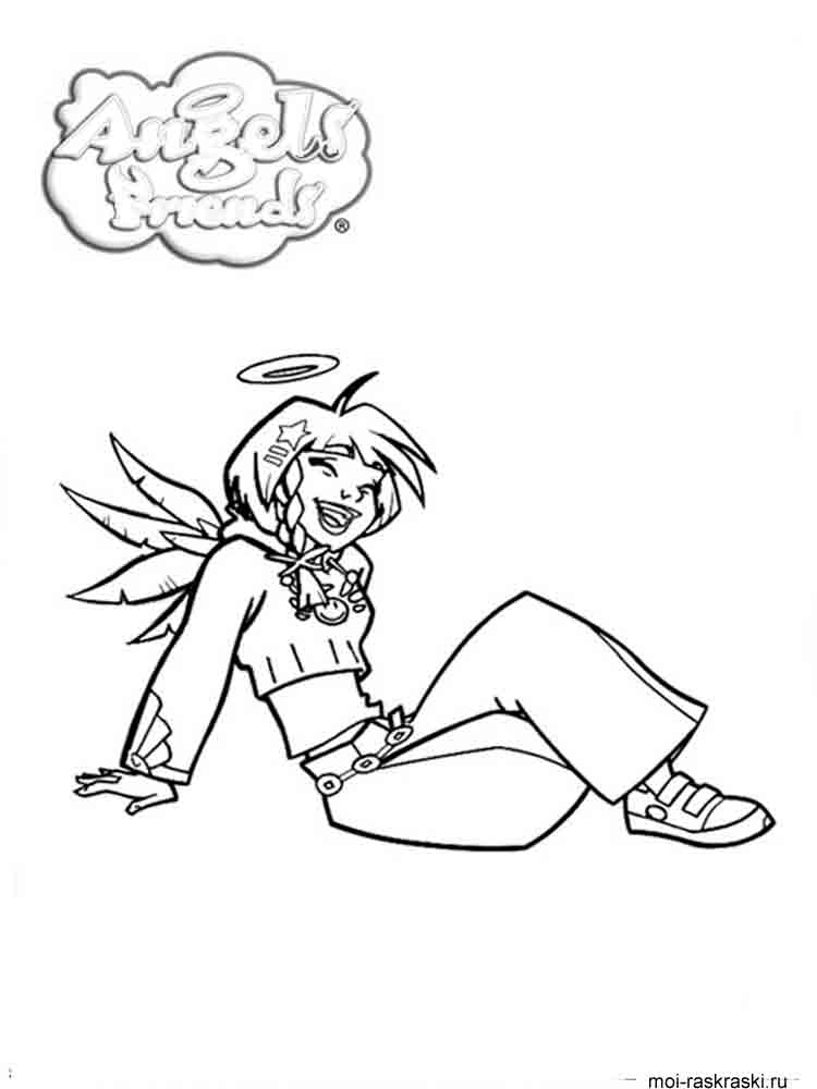 Smiling Miki coloring page
