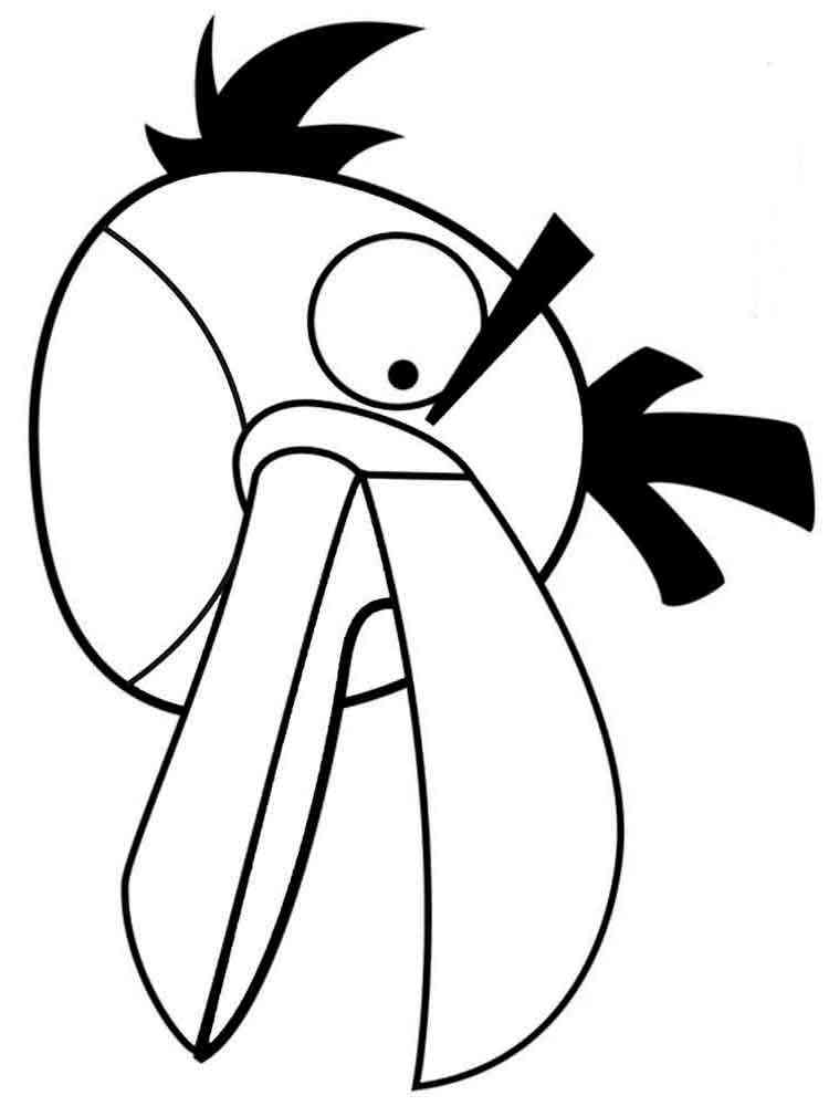 Hal Angry Birds 2 coloring page