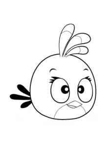 Stella Angry Birds coloring page