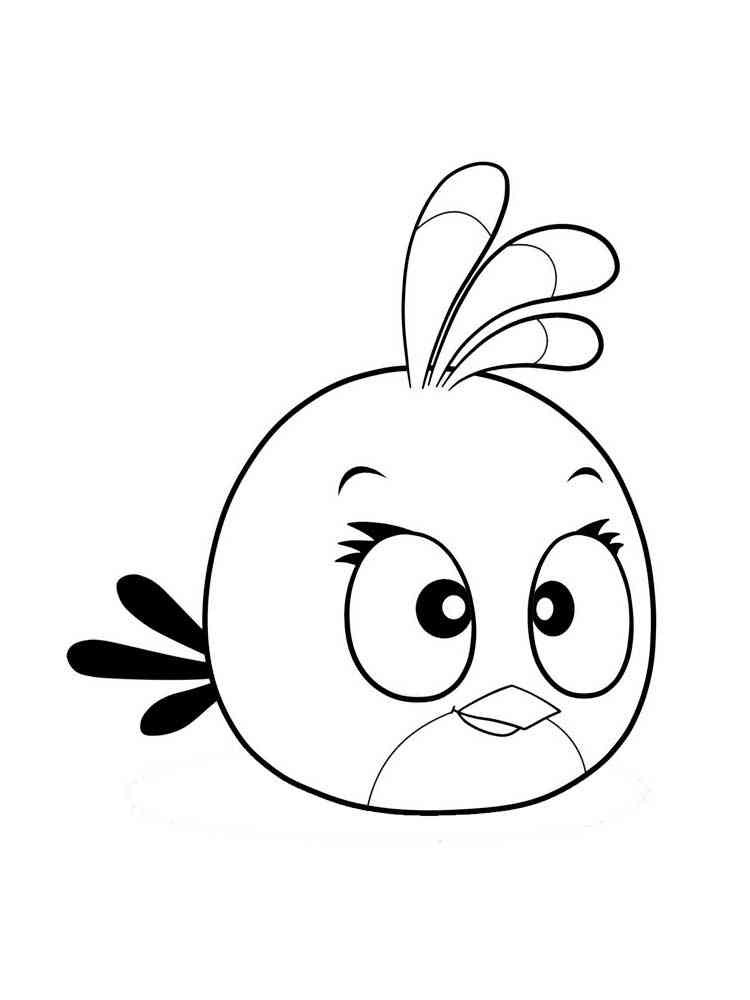 Stella Angry Birds coloring page