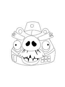 Pig Angry Birds Star Wars coloring page