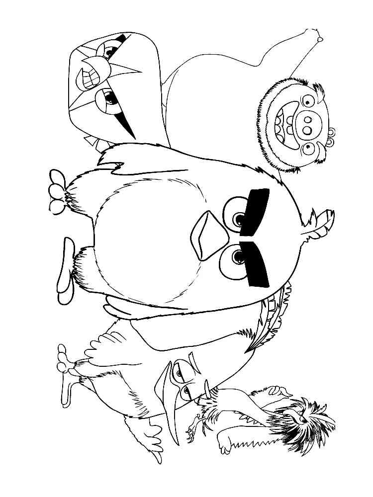Angry Birds Movie coloring page