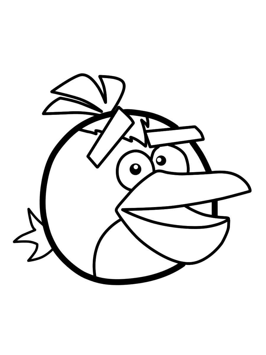 Hal Angry Birds coloring page