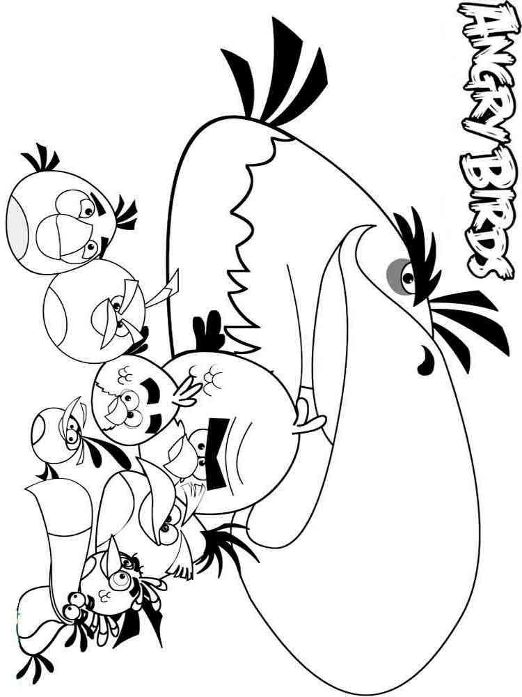 Angry Birds Characters 8 coloring page