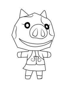 Maggie Animal Crossing coloring page