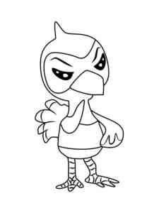 Phil Animal Crossing coloring page