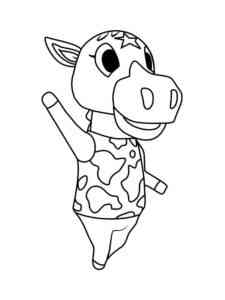 Winnie Animal Crossing coloring page