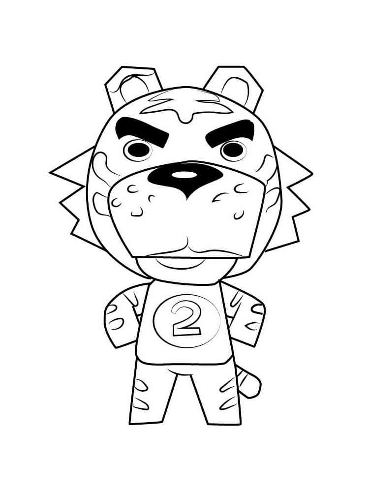 Tybalt Animal Crossing coloring page