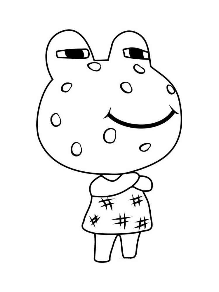 Wart Jr. Animal Crossing coloring page