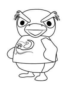 Hopper Animal Crossing coloring page