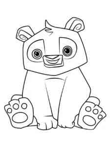 Panda Animal Jam coloring page