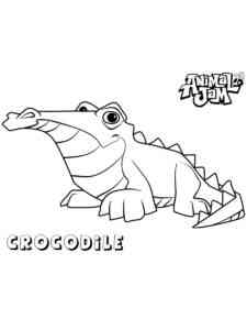 Crocodile Animal Jam coloring page