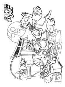 Costume Contest Animal Jam coloring page