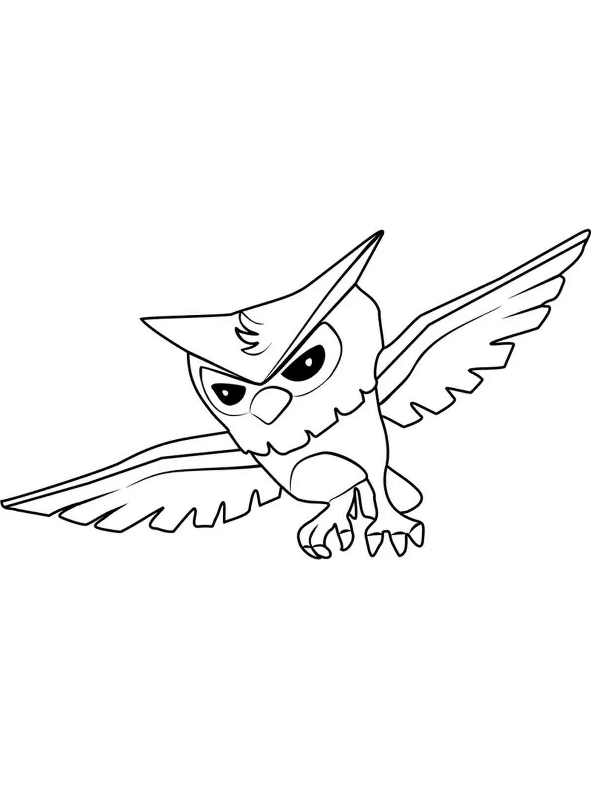 Owl Animal Jam coloring page