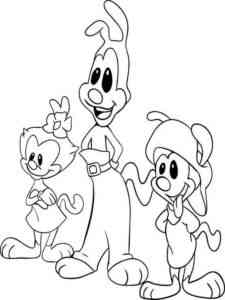Animaniacs Characters coloring page