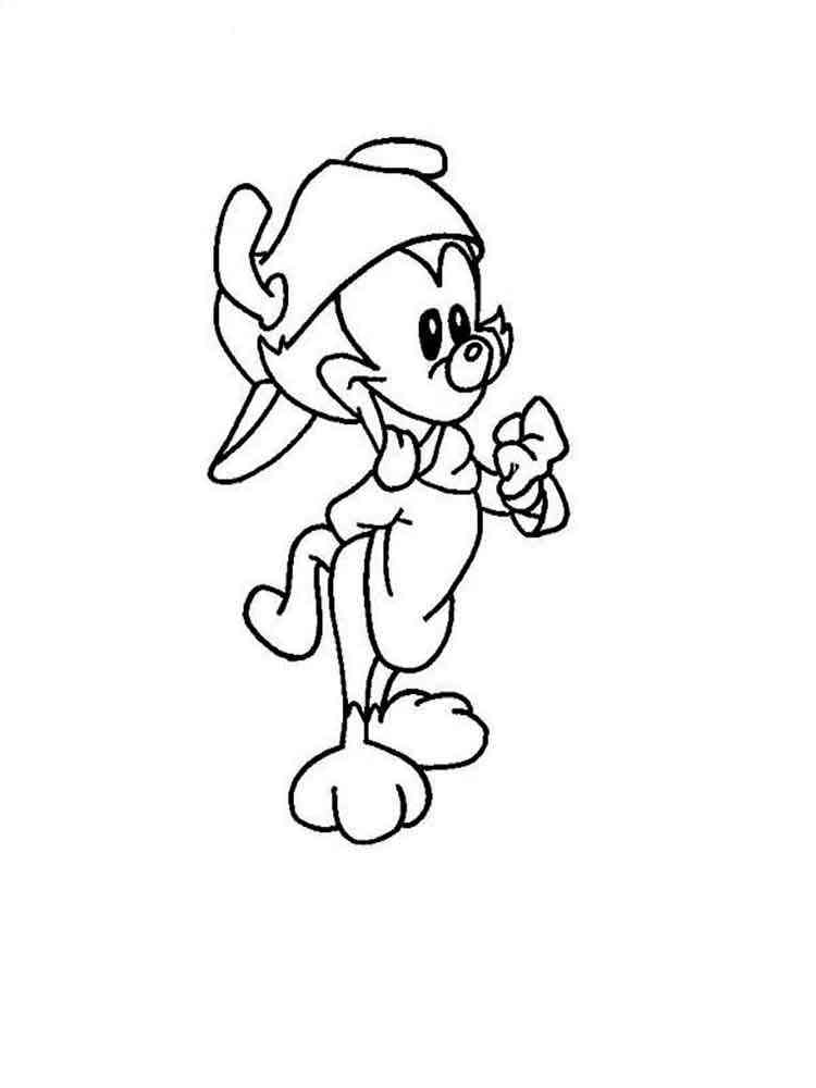 Funny Wakko coloring page