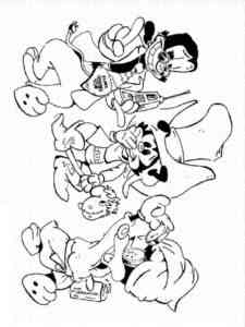 Funny Animaniacs coloring page