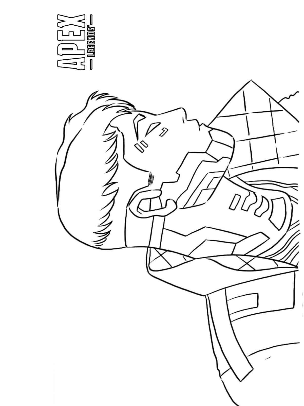 Crypto Apex Legends coloring page