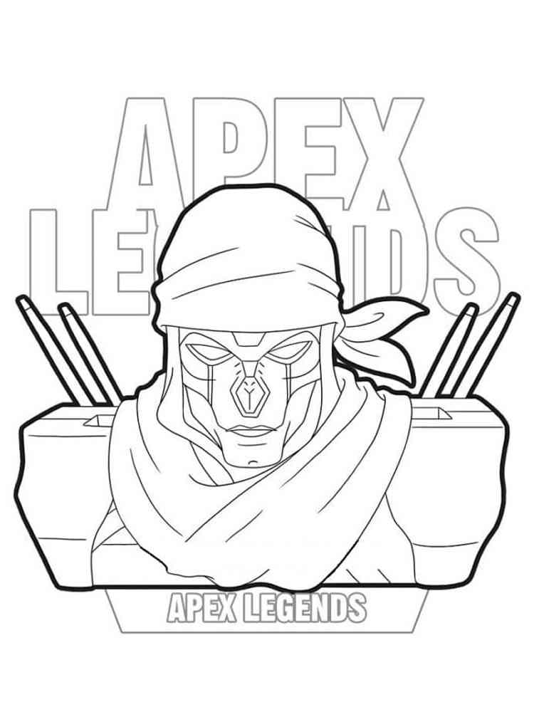 Revenant from Apex Legends coloring page