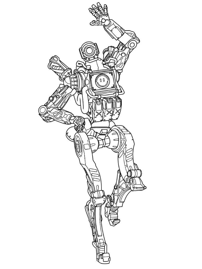 Pathfinder from Apex Legends coloring page