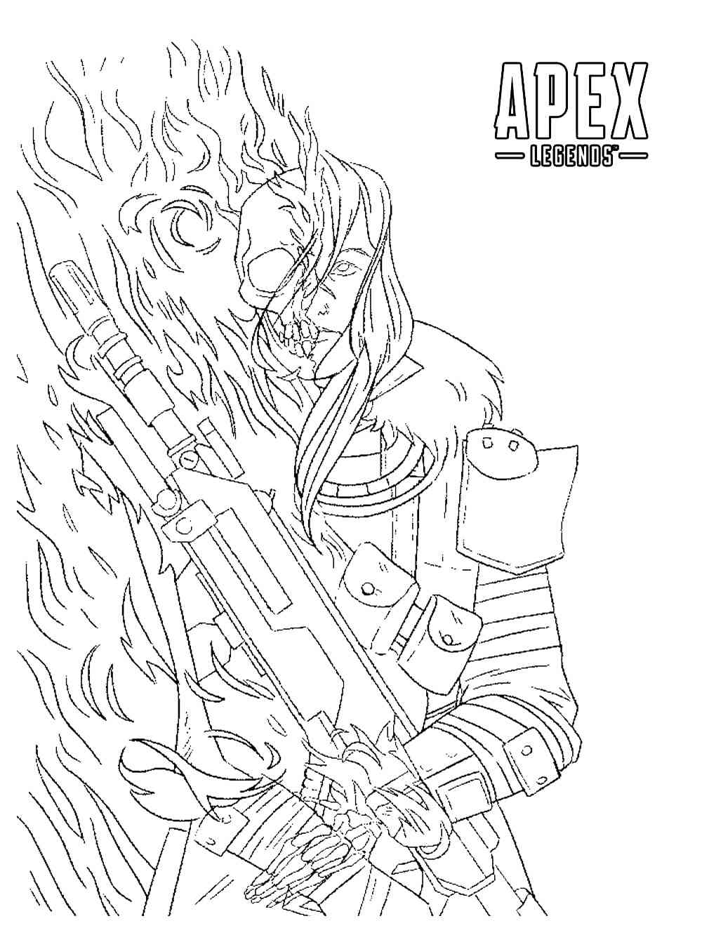 Game Apex Legends coloring page
