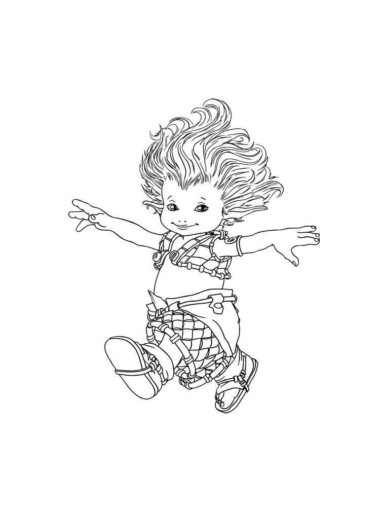 Running Betameche coloring page