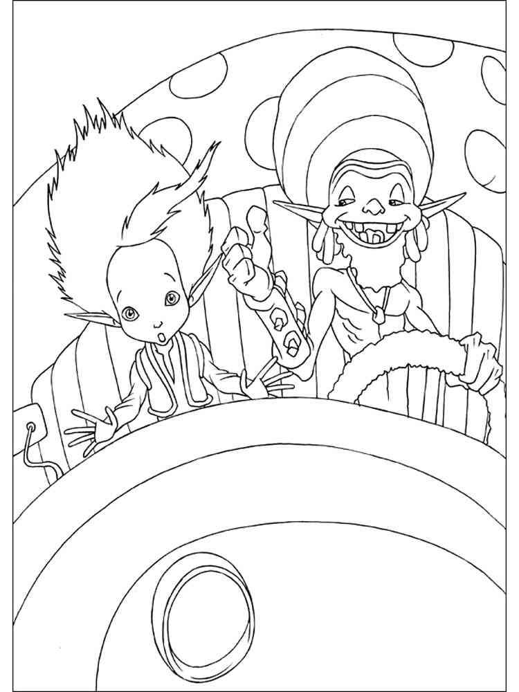 Arthur and Max coloring page