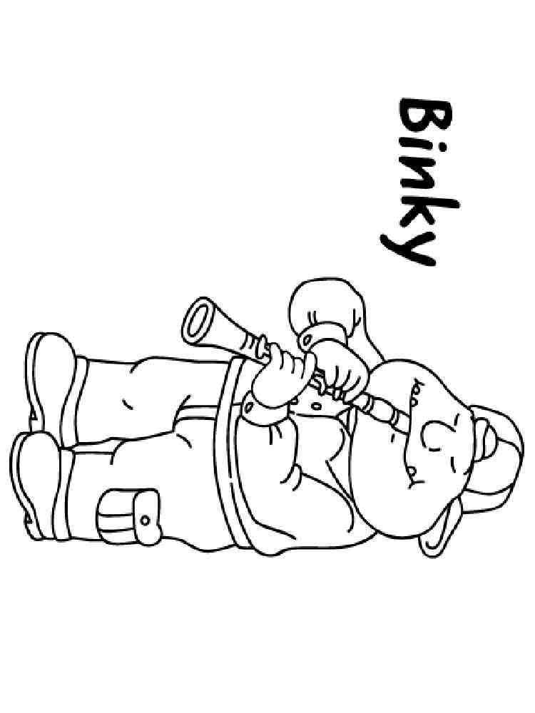 Binky coloring page