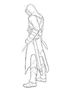 Assassin’s Creed 6 coloring page