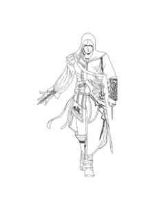 Assassin’s Creed 1 coloring page