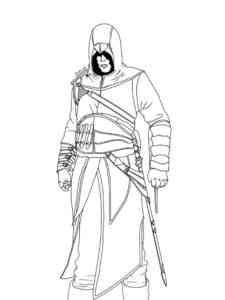 Assassin’s Creed 13 coloring page