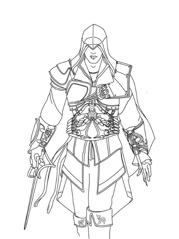 Assassin’s Creed 12 coloring page