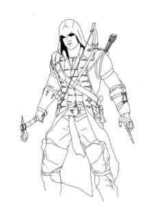Assassin’s Creed 10 coloring page