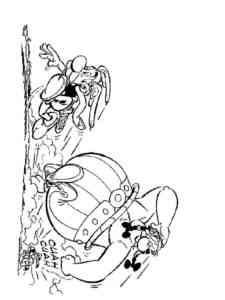 Asterix and the Vikings coloring page