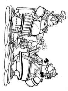 Operachorus, Asterix and Obelix coloring page