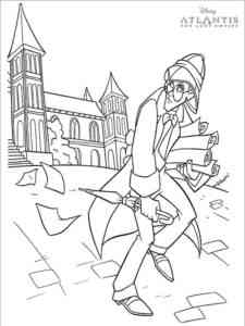 Milo Thatch coloring page