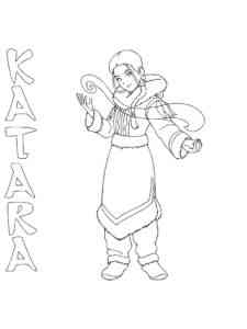Katara coloring page